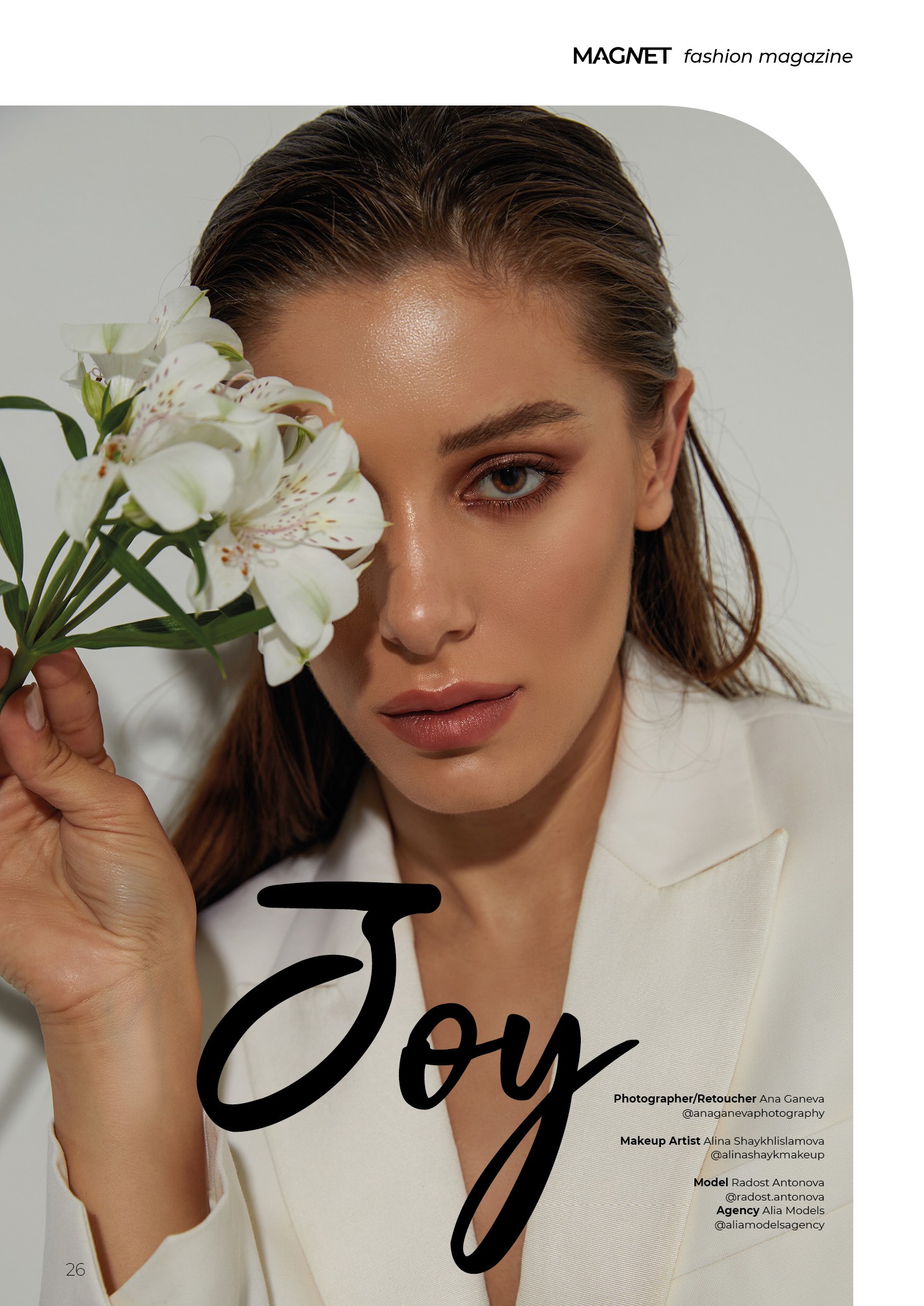 model - Radostina, photographer - Ana Ganeva for Magnet Magazine
